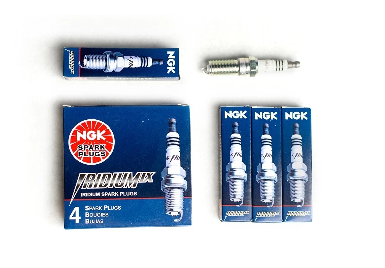 NGK Iridium IX BR8EIX Solid Spark Plugs Set Of 4