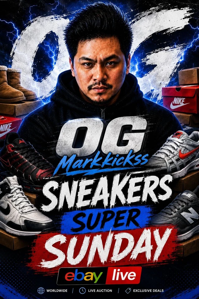 SNEAKER SUNDAY  £1 START RAPID AUCTION CLEARANCE STREAM!!!!