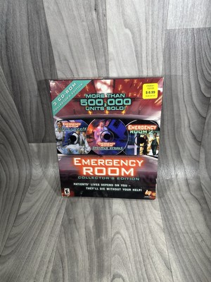 Emergency Room Collectors Edition Life Or Death Disaster Strikes PC Big Box New