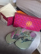 Tory Burch Metallic Gold Leather