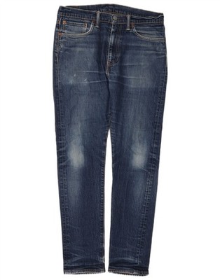 Levi's Mens 510 Skinny Jeans W34 L32 Blue Cotton CM22