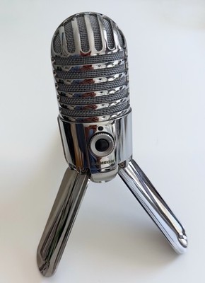 Samson Meteor Mic USB-Kondensatormikrofon in Chrom/Silber