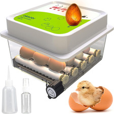 OBI-12 Egg Incubators for Hatching Eggs &ndash; Incubator for 12 Eggs with Automatic E