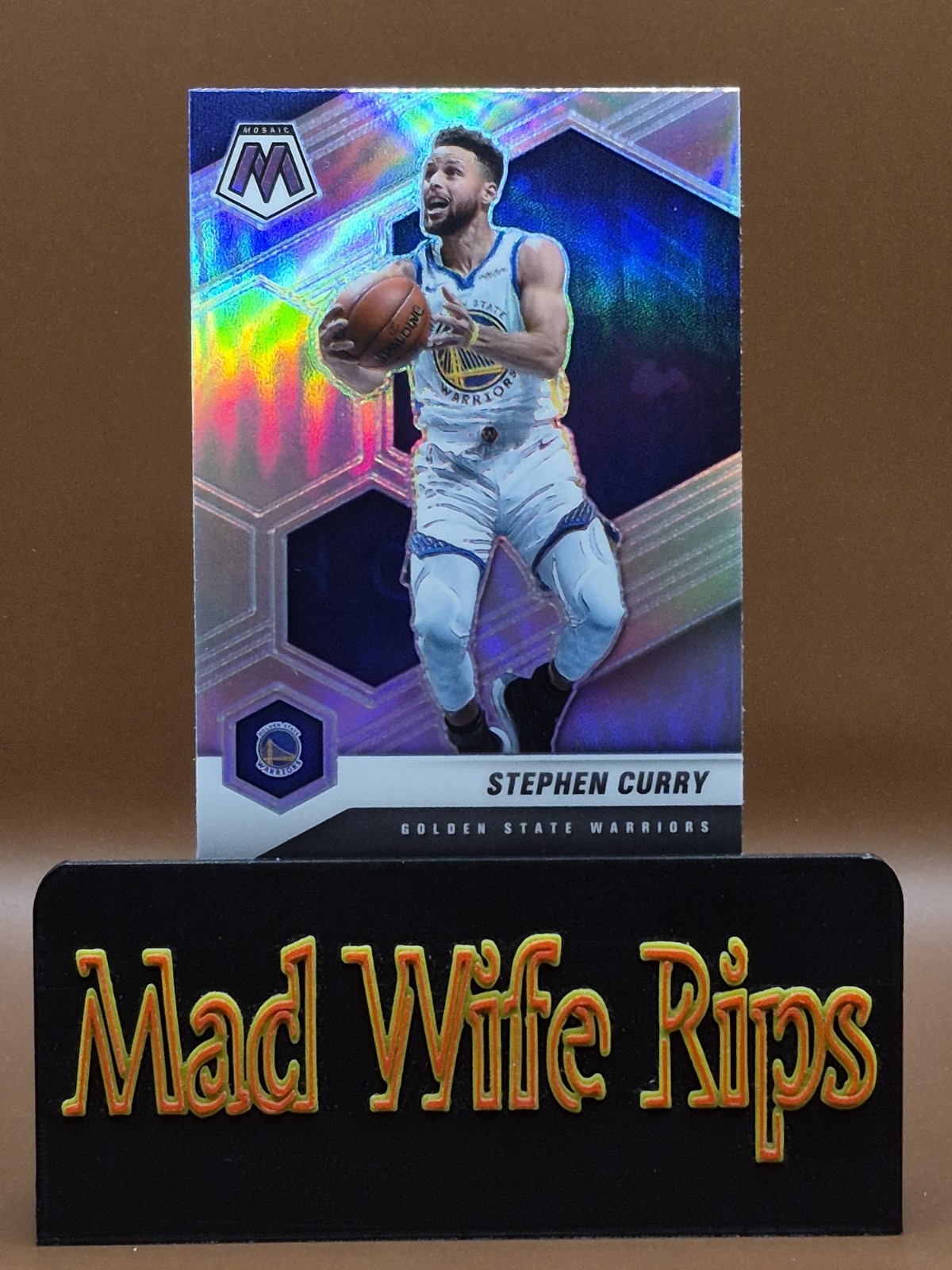 2020-21 Panini Mosaic #175 Stephen Curry Silver Prizm SP! Warriors 🐐