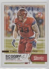2016 Classics Rookies Timeless Tributes Bronze 37/99 Scooby Wright III #211 0f8