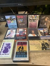 Vintage Cassette Tape Collection 1970s-1990s Pop, Rock, Oldies