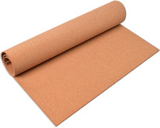 98x16 Inch Cork Board Roll 1/8" Thick for Office Home School