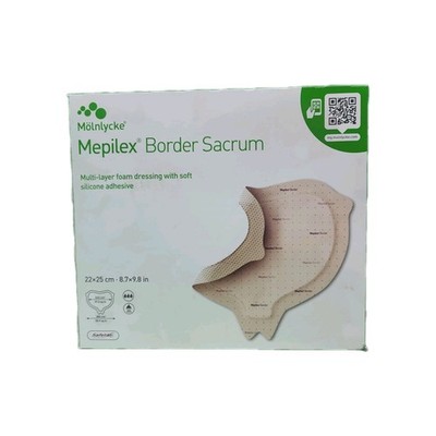 Molnlycke Mepilex Border Sacrum Self-Adherent 282455 8.7 x 9.8'' BX/10