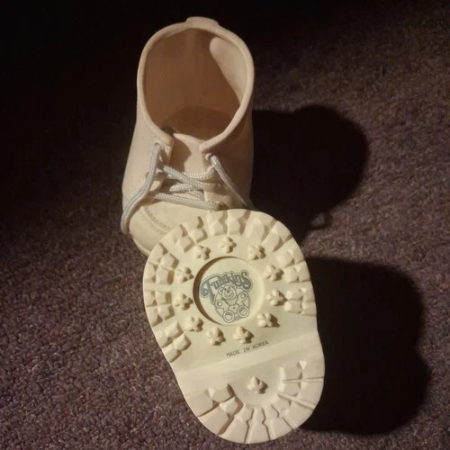 1985 Furskins Plush Baby Doll Boots Xavier Roberts