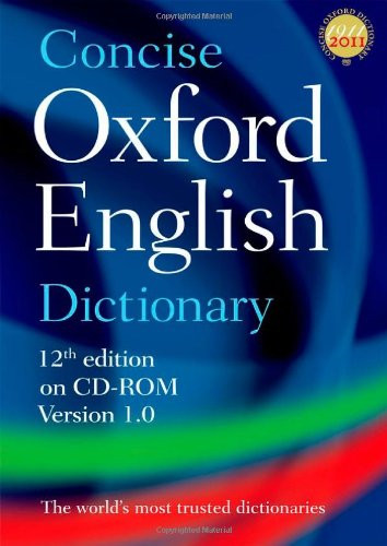 Concise Oxford English Dictionary: CD-ROM edition,... - Oxford Languages