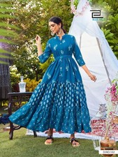 High Quality Heavy khadi Collection Embro Viscose Design Long kurti SALE 48XXL