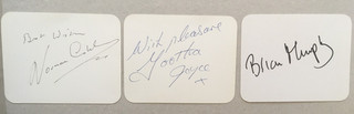 YOOTHA JOYCE/NORMAN ESHLEY/MURPHY George & Mildred signed autograph cards !