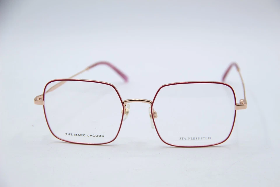 NOVO ÓCULOS MARC JACOBS 507 ANOS OURO ROSA ARMAÇÃO AUTÊNTICA 54-18 - Imagem 2 de 4