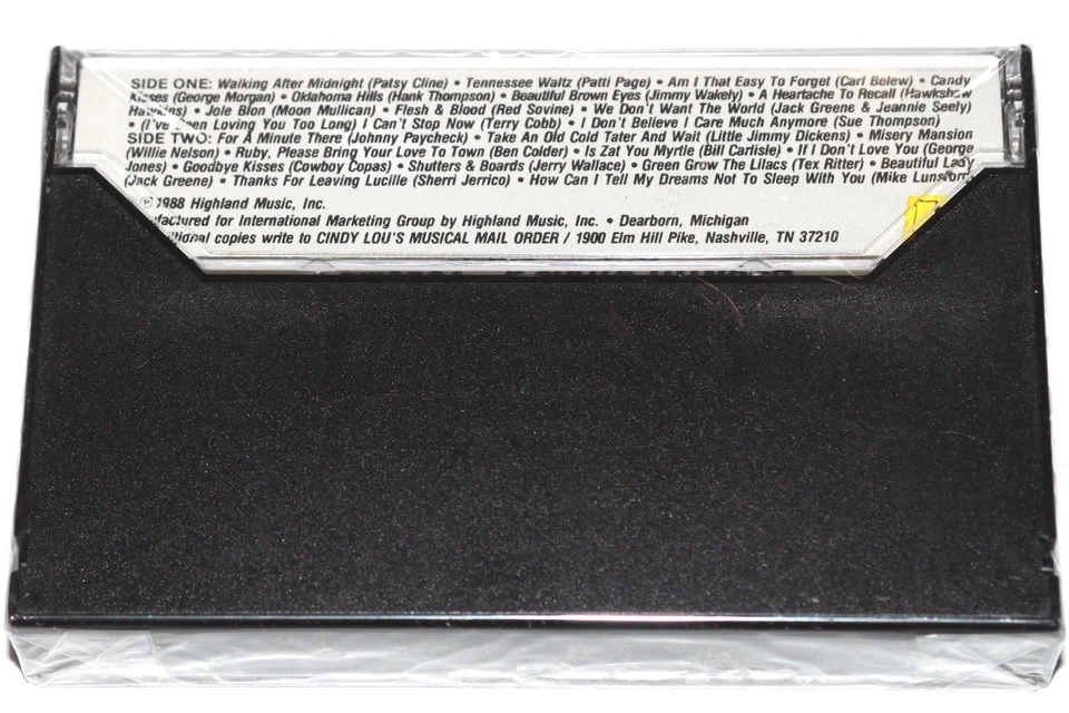 Country Stars II Volume Three (Cassette Tape 1988) IMG-3003 NEW SEALED - Image 2 of 4