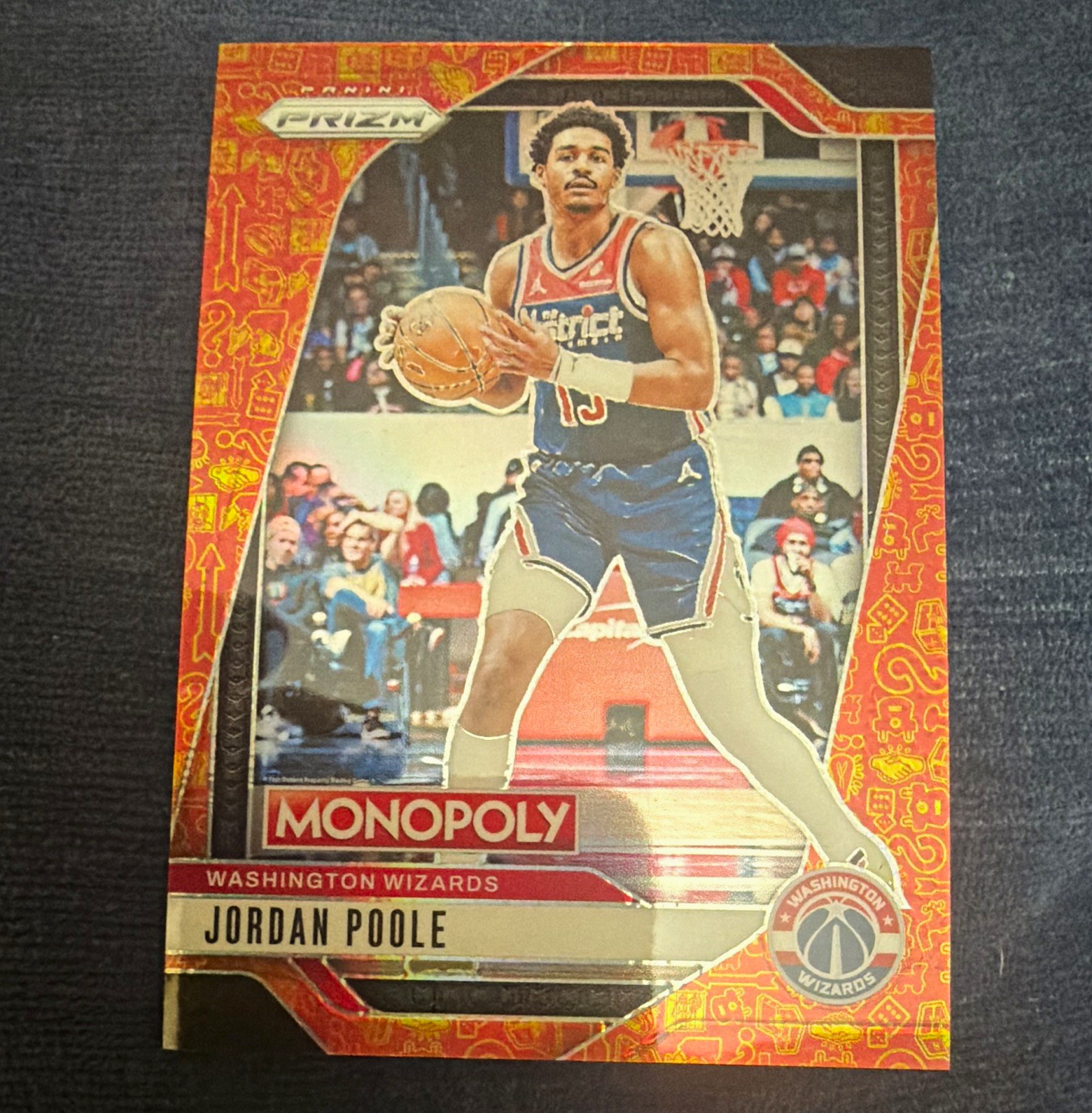 Panini 2024-25 Prizm Monopoly Jordan Poole #85 Classic Icons Orange /1499