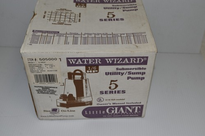 #ad Little Giant 5 MSP 5 Series Submersible Utility Pump Water Wizard NEW WSA85 $150.00