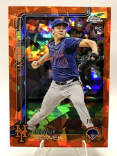 Blade Tidwell 18/25 ROOKIE - 2025 Topps Chrome Update Orange Sapphire #USC14