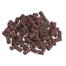 100Stk Schleif Trommeln 1/4" Mini Schleifen H&uuml;lsen 240 Grit Schleifen B&auml;nder