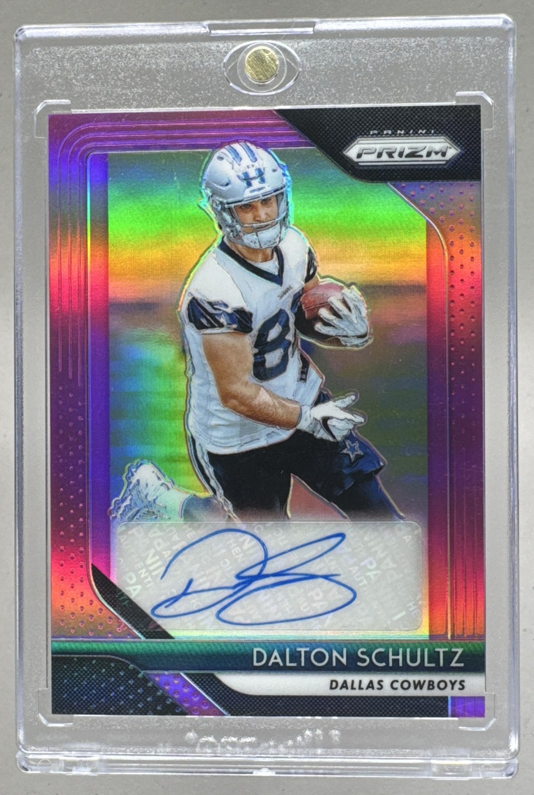 Dalton Schultz Panini Prizm Rookie Autographs #DS Pink