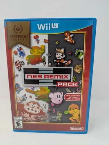 NES Remix Pack (Nintendo Wii U, 2014) Game Complete CIB