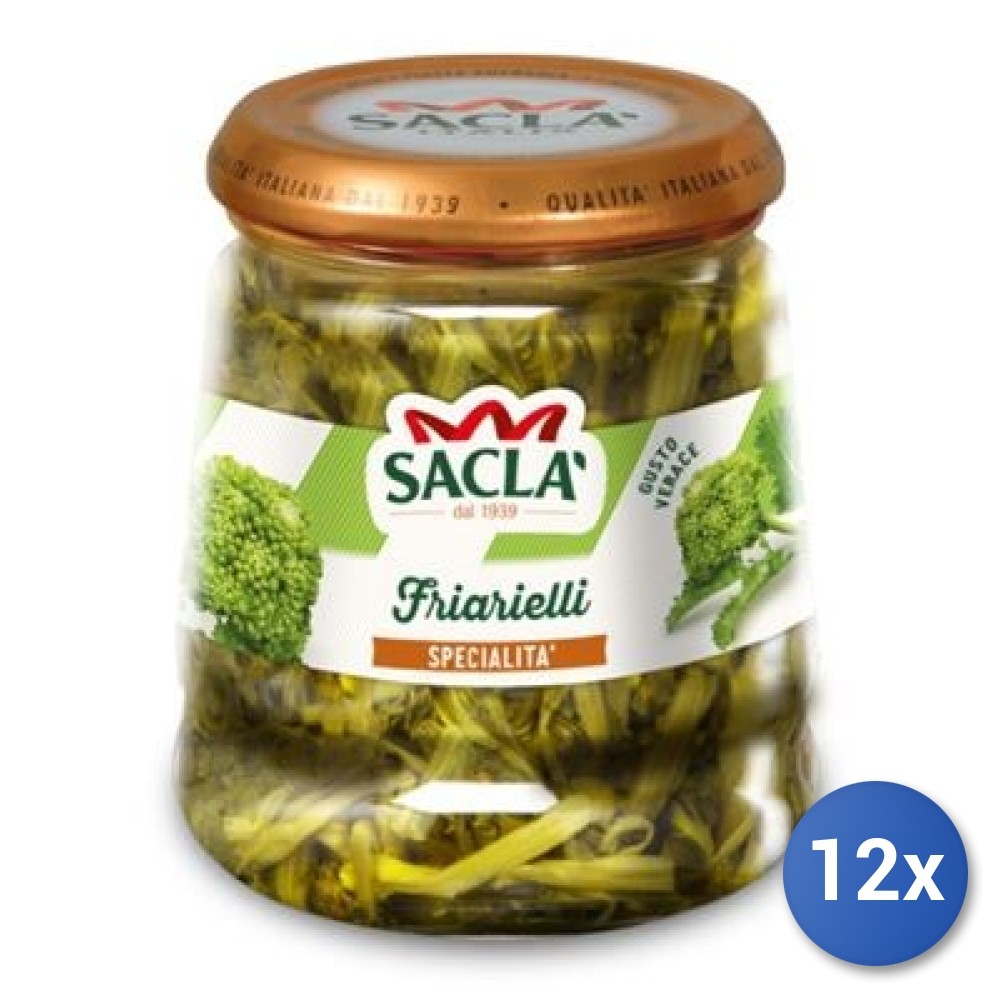 12x Multipack Sacla Friarielli Oil Gr 314