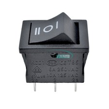 5PCS 6Pin DPDT ON-OFF-ON 3Position Snap Boat Rocker Switch 6A/250V 10A/125V AC M