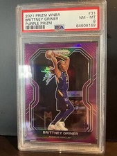 2021 Panini WNBA Brittney Griner Purple Prizm PSA 8 - 56/99 -POP None Higher!