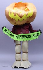 Disney 21 in The Nightmare Before Christmas Pumpkin King Halloween Greeter NWT