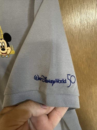 Camisa Polo Walt Disney World 50 Aniversario Mickey & Gold Castle XL - Imagen 6 de 6