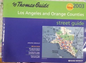 Los Angeles and Orange Counties Thomas Guide Street Atlas | eBay
