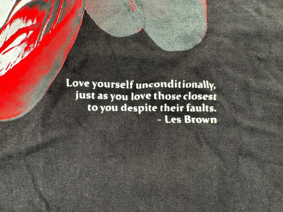 Vtg Gonz T Shirt Size Large Jeff Koones Balloon Dog Les Brown Black Grunge 90’s - Image 3 of 4