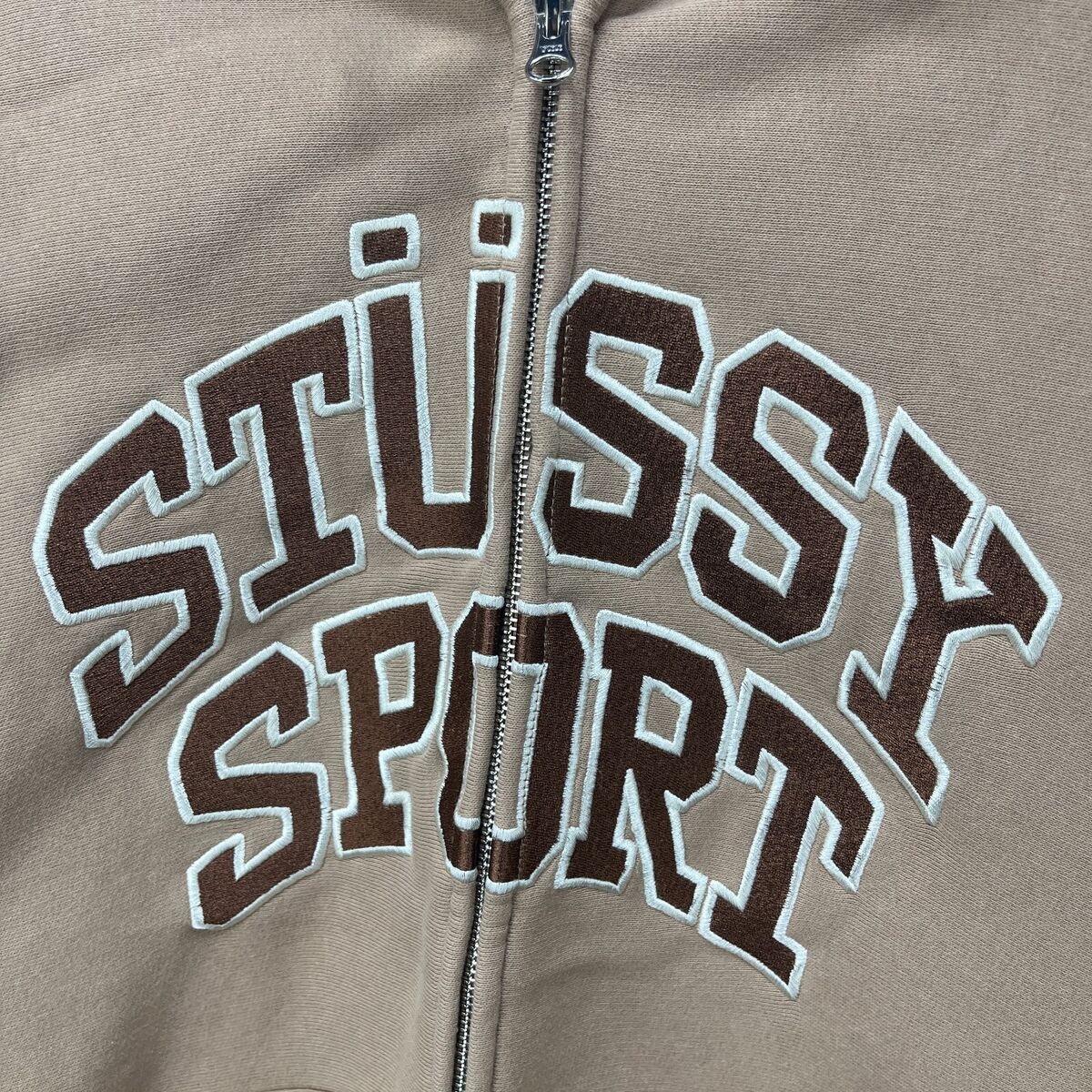 Stussy Sport Zip Hoodie Tan Brand New with Tags XL | eBay Stussy Sport Zip Hoodie Tan Brand New with Tags XL | eBay