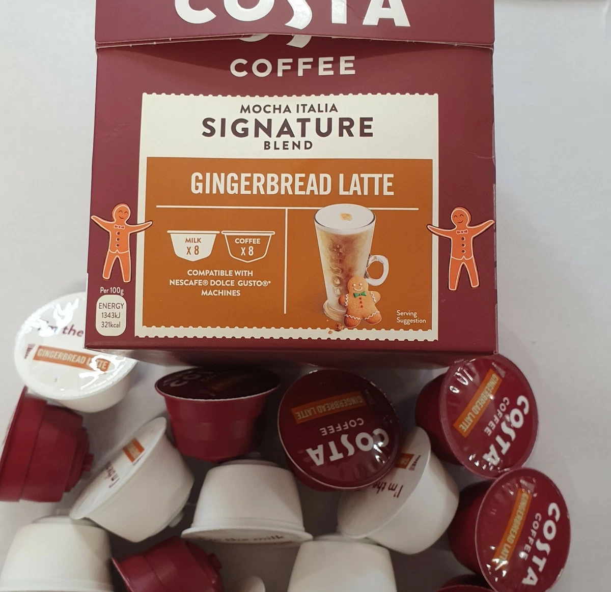 Costa hot sale latte pods