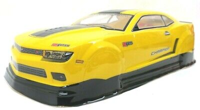 CAMARO PRE-PAINTED RC BODY 1/10TH SCALE YELLOW Z28 ZL1 HPI TRAXXAS KYOHSO 190MM | eBay