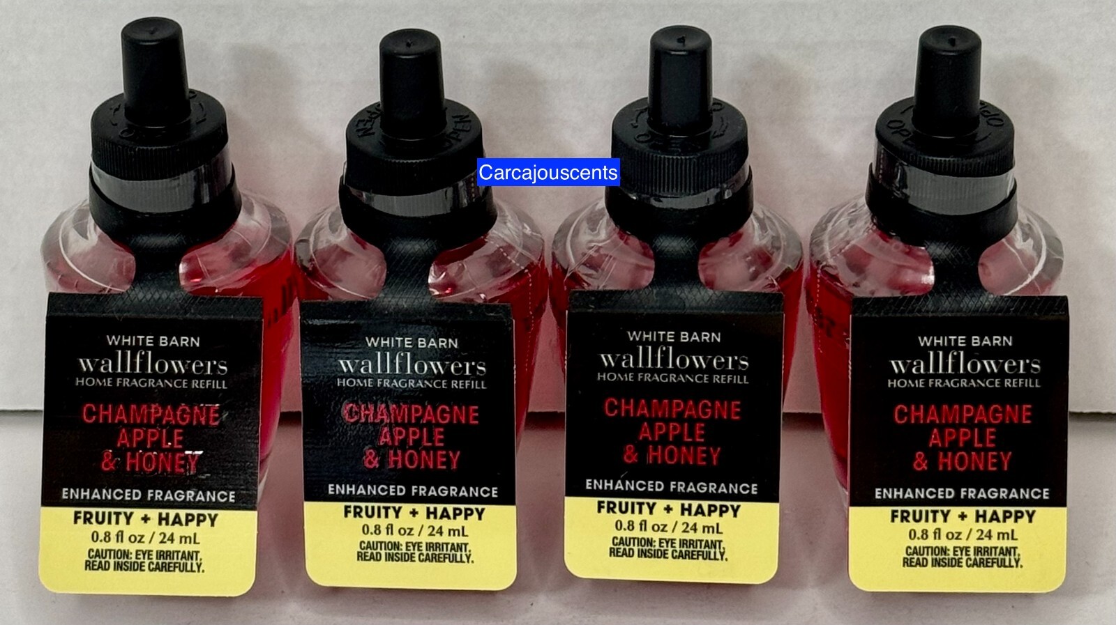 Bath & Body Works Champagne Apple & Honey Wallflowers Refill Bulbs set