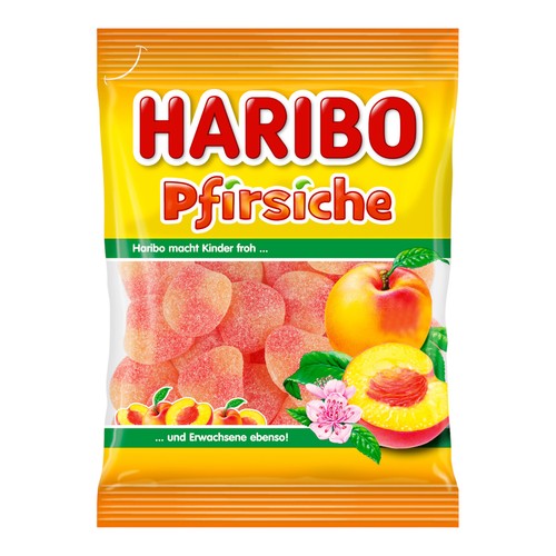 4 HARIBO PFIRSICHE Peach Flavor Sugar Coated Gummy Candy Sweets 175g 6.1oz - Picture 4 of 4