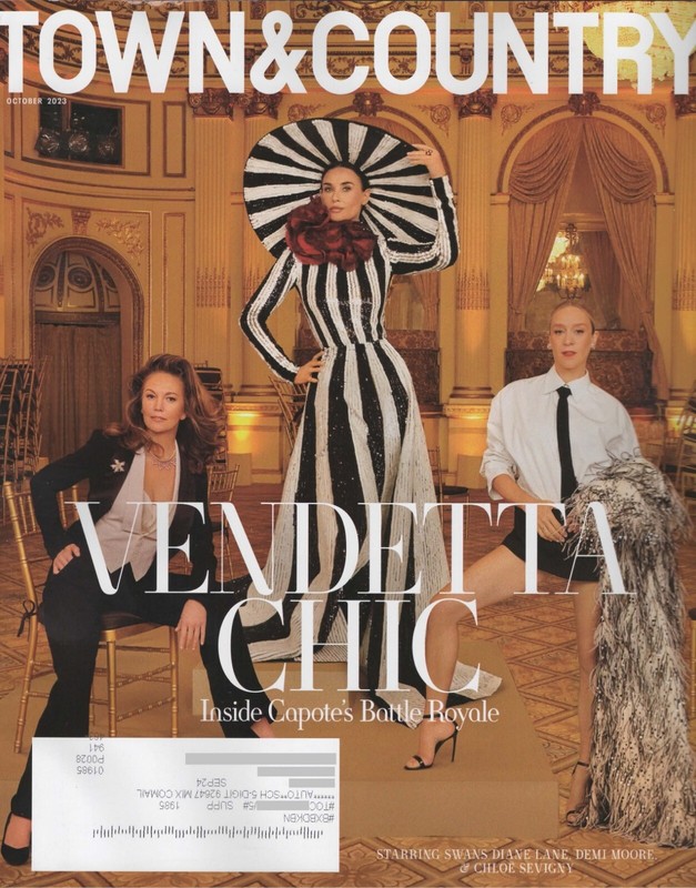 Town & Country Demi Moore Diane Lane Chloe Sevigny Capote Ralph Lauren Oct 2023