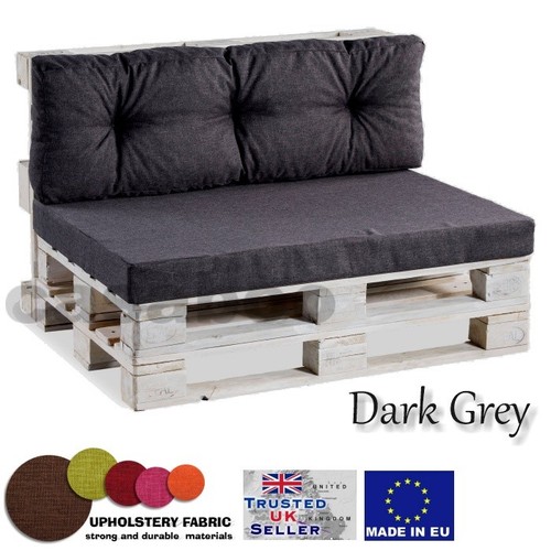 Euro Palette Cushions Garden Pallet Cushion Seat Foam pad & backrest
