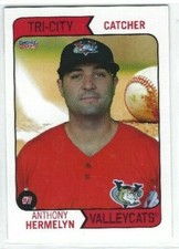 2015 Tri-City Valleycats (New York-Penn League) Anthony Hermelyn