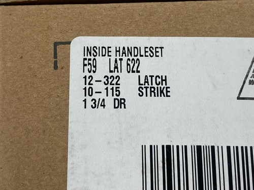 Schlage Latitude Single Cylinder Interior Handleset Trim in Black Matte - Picture 6 of 6