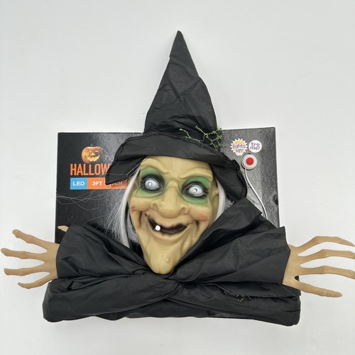 Hanging Witch halloween animated Witch 3ft hanging witch decor LED Hanging Witch - Picture 18 of 18