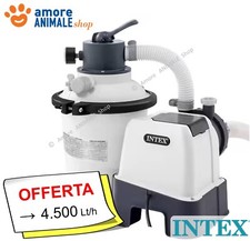 Intex Pompe À Sable Krystal Clear → 4.500 Lt/h Pour Piscines Hors Sol / 26644