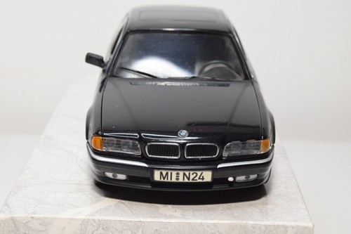 A100 1:24 MINICHAMPS BMW 740i 740 i SCHWARZ NMIB - Bild 6 von 21
