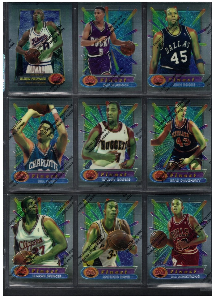 1994-95 Topps Finest Basketball Complete Your Set, Pick Cards REFRACTORS/INSERTS - Image 3 of 4