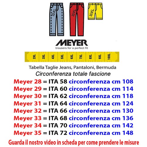 Meyer men's classic winter stretch cotton trousers plus size large - Foto 5 di 5