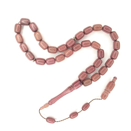 Cuentas de oración turcas de madera corazón púrpura Agac Tasbih Tesbih Tasbeeh cuentas de preocupación 728 - Imagen 9 de 12