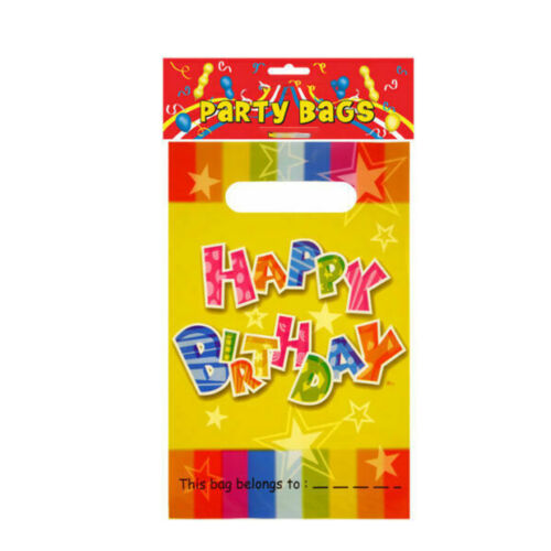 Kinder Geburtstag Party Taschen Mittagessen Beute Leckerbissen Gunst Goody Bag Mädchen Jungen Kinder - Bild 2 von 11