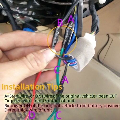 RFID 2,4 GHz Wireless Wegfahrsperre für Auto Diebstahlsicherung Motorschloss Anti-Entführung - Bild 17 von 23