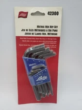Metric Hex Key Set  - Lisle Tool Corporation  Prt# 42300. Made In The USA.