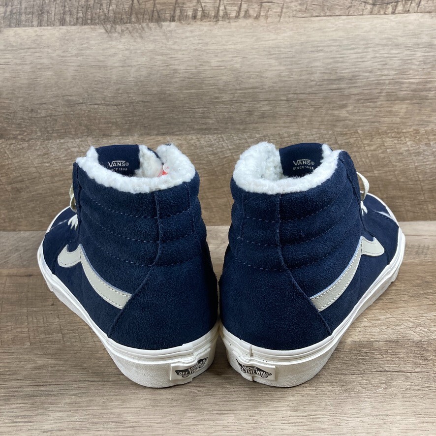 バンズ Sk8 Hi Cozy Hug Men's 11.5 Parisian Nights Navy ブルー Fur